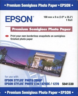 PAPIER EPSON 41330 PREMIUM ROLL 100*8