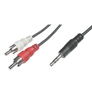 CABLE AUDIO STEREO JACK 3.5 M 2 RCA M 2M